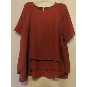 Metaphor Orange Blouse